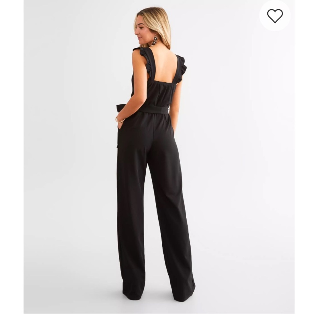 Willow & Root Black V-Wire Jumpsuit – Size XL - Picture 6 of 13